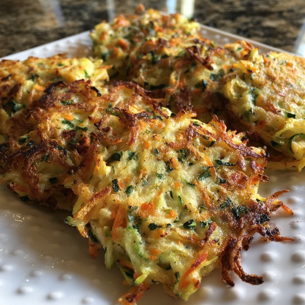 Zucchini-Karotten-Puffer