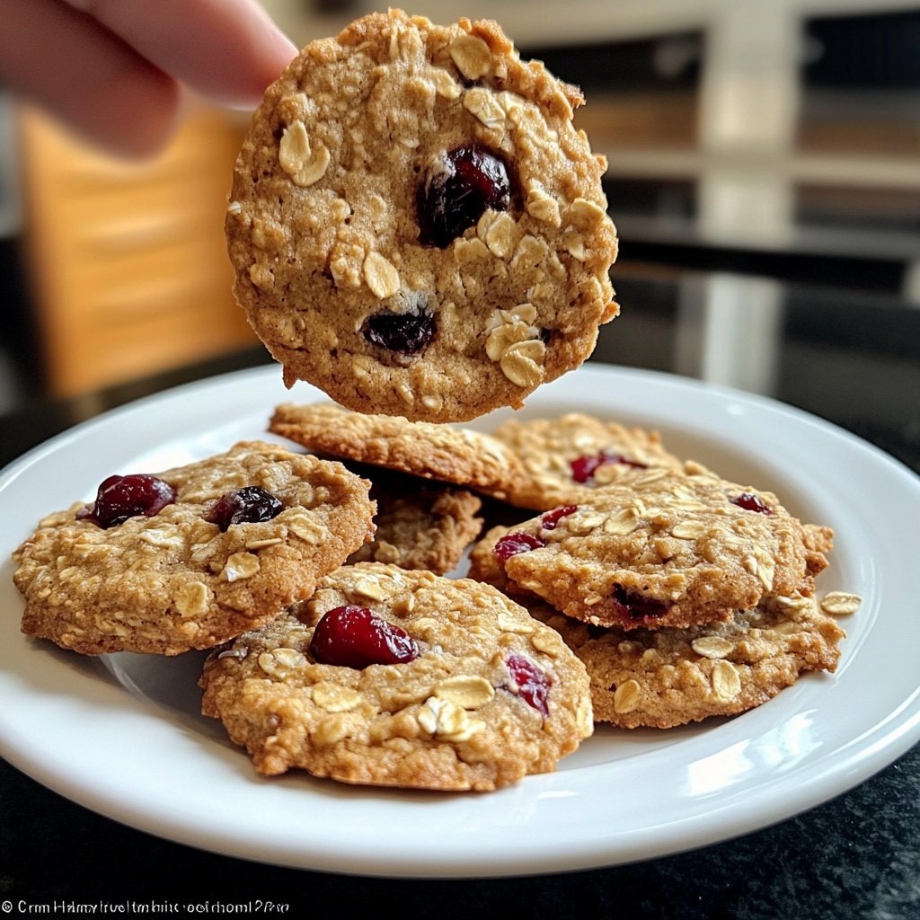 Cranberry-Hafer-Cookies – vegan & ohne Zucker