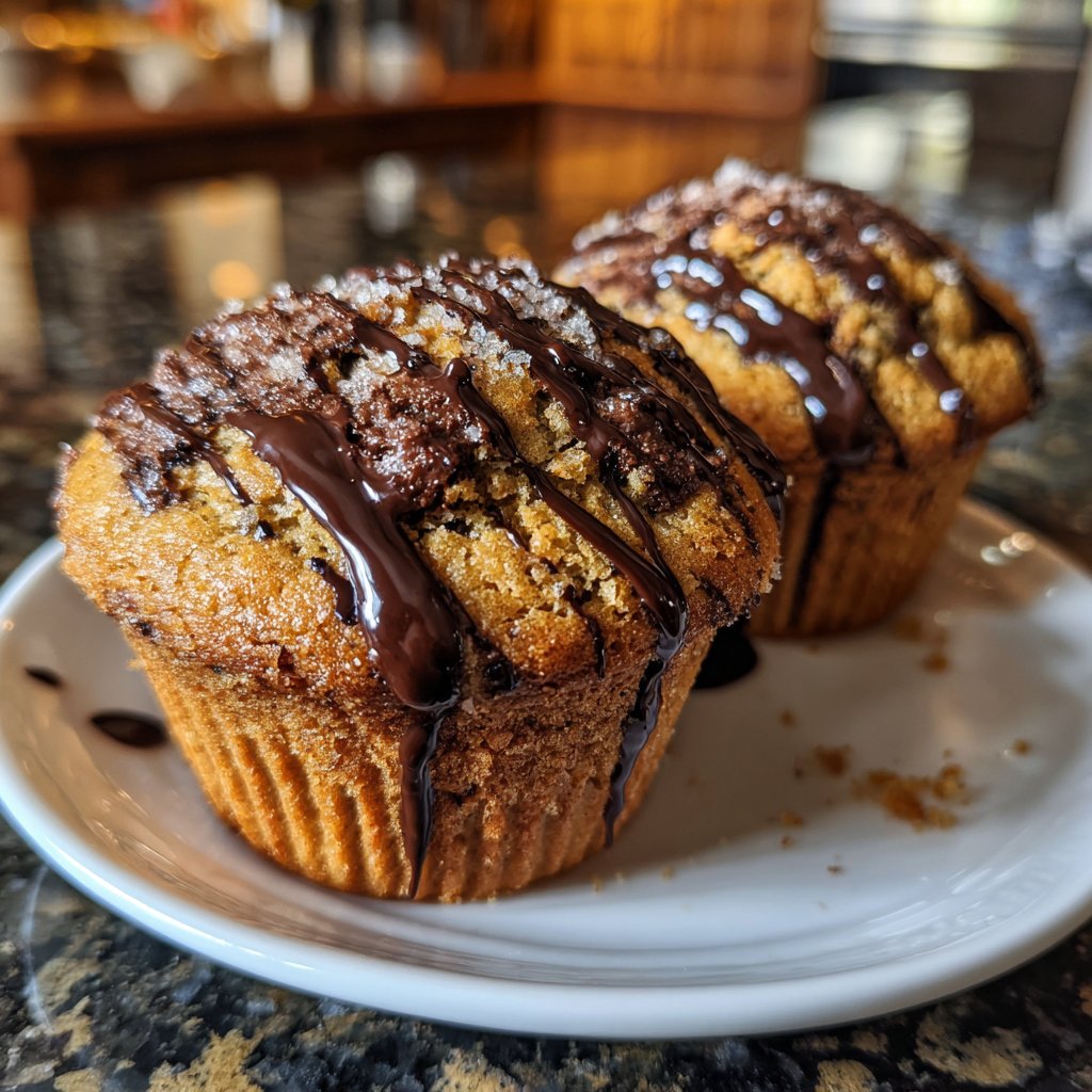 Muffins mit Kakao und Joghurt