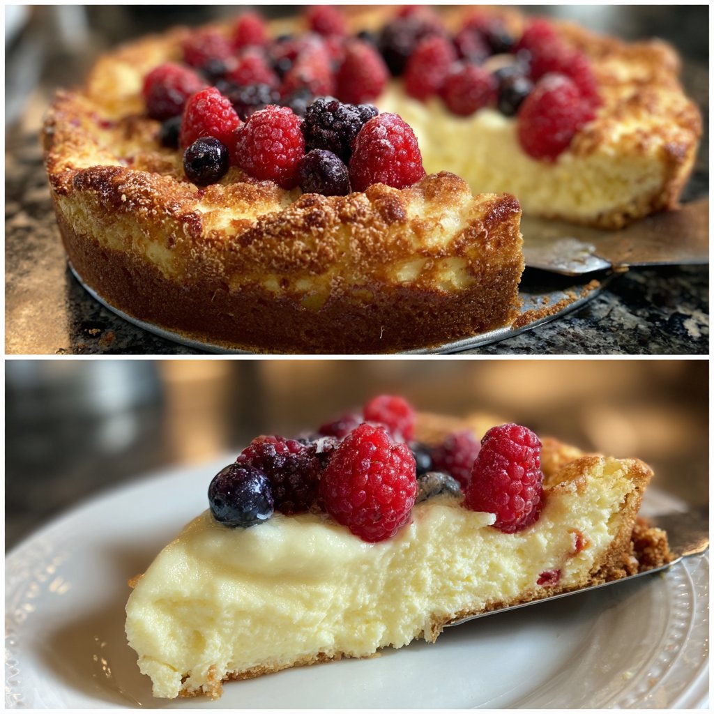 Blechkuchen mit Quarkcreme