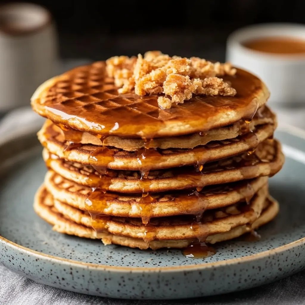 Hausgemachte Stroopwafels