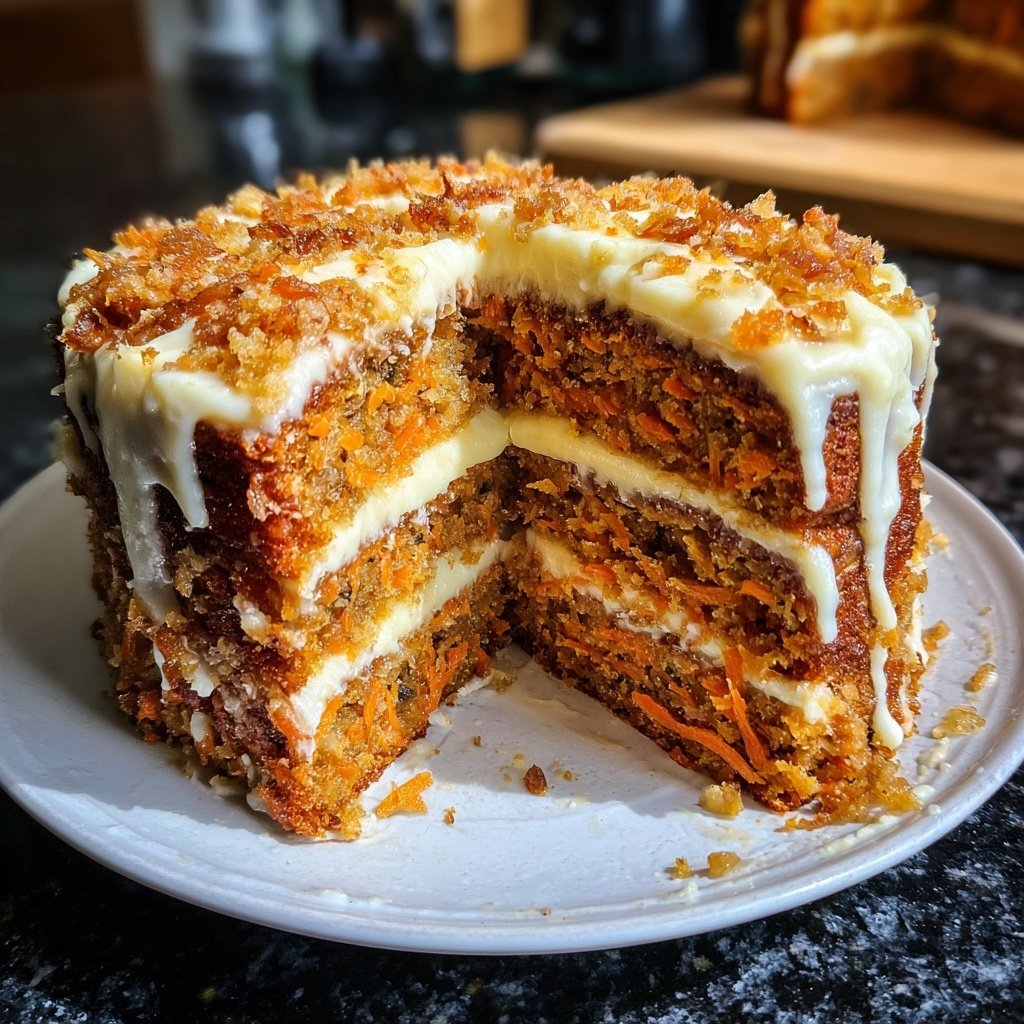 Karottenkuchen Mit Frischkäse Frosting