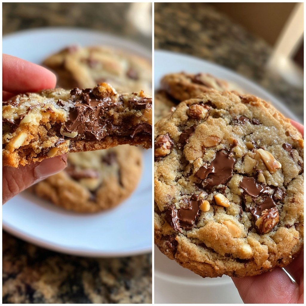 Cookies mit Haselnussstücken