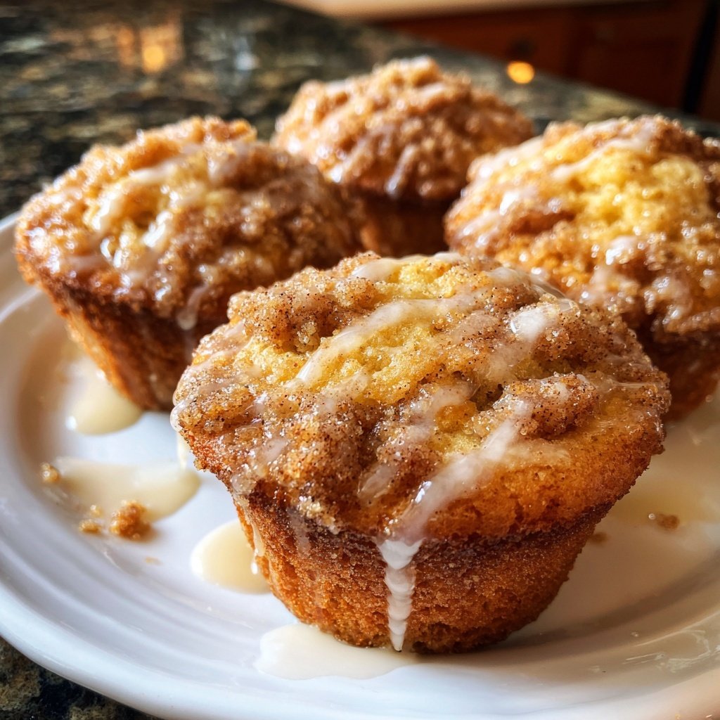 Muffins mit Zimt und Zucker