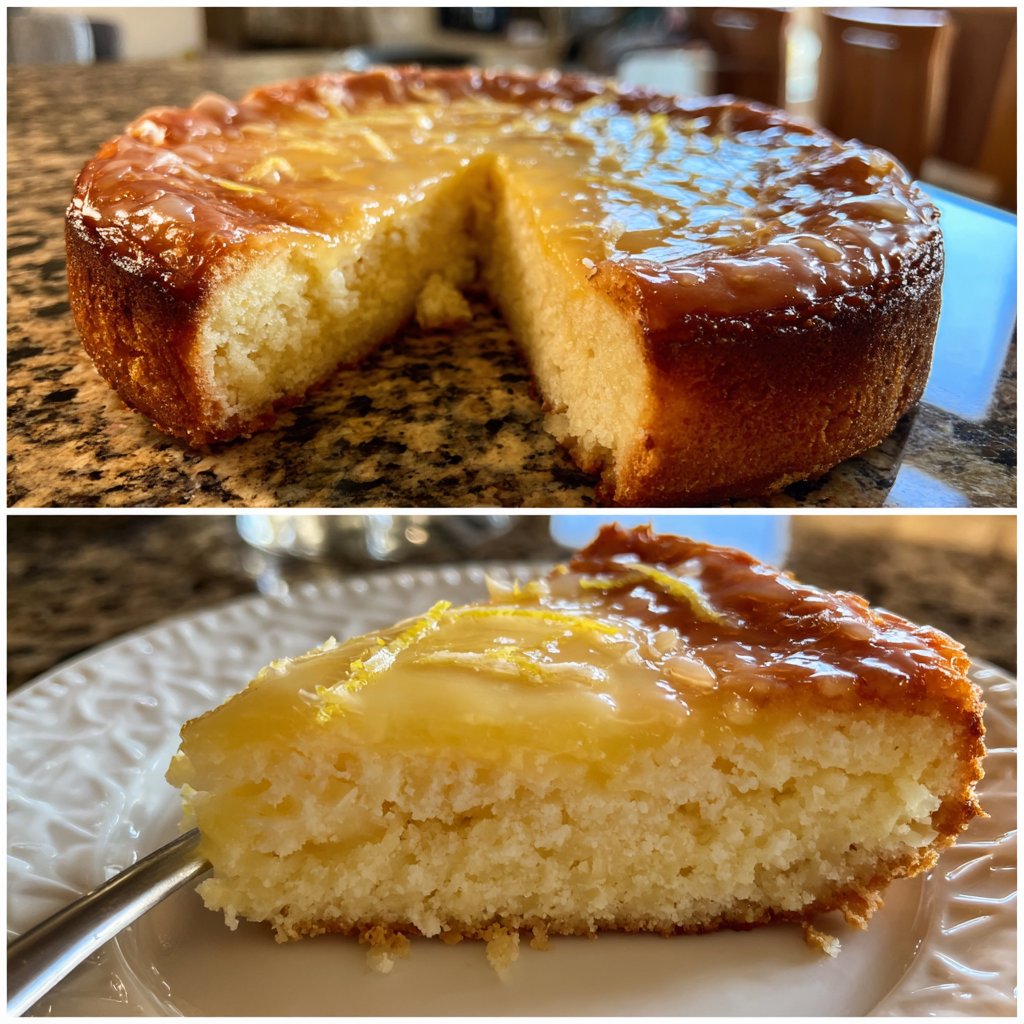 Käsekuchen mit Zitronenfruchtspiegel