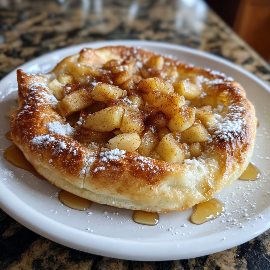 Pfannkuchen mit Apfel-Zimt