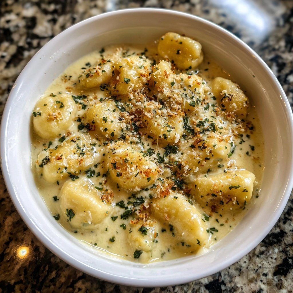 Gnocchi mit Trüffelcreme für Paare