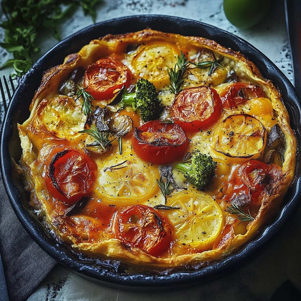 Gemüsequiche Vegetarisch